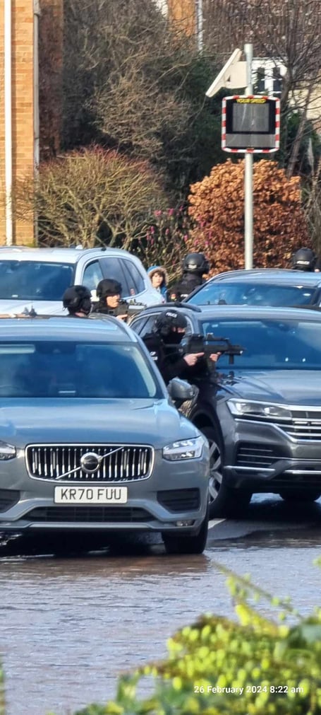 A man has been arrested following a police manhunt