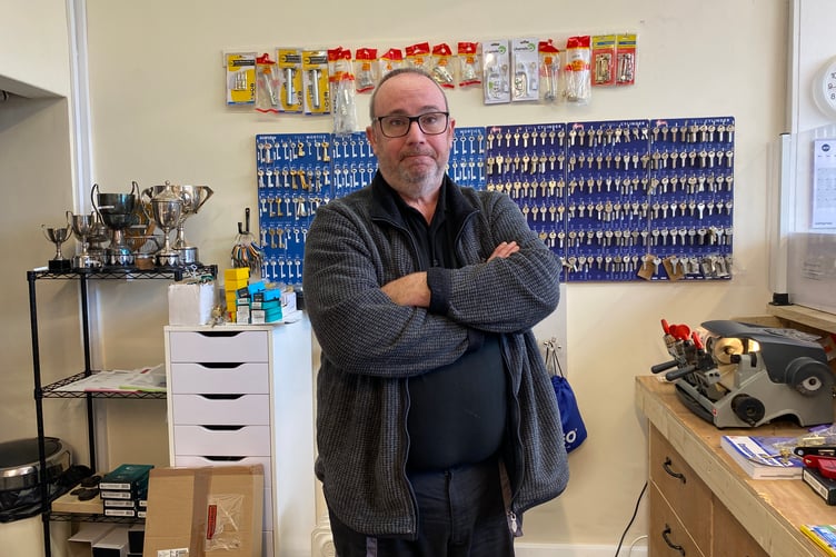 Nigel Burrows was among a number of High Street business owners who claimed to be put out by the monthly market