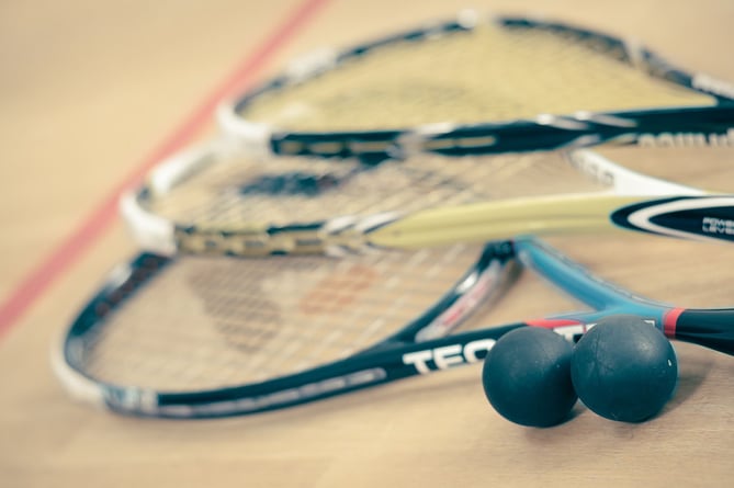 Wellington Squash and Racketball club first team took on the seconds  on Monday