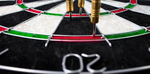 Ellie does the Wellington Ladies Darts competitions treble