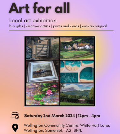 Nina King is hosting an Art for All exhibition in Wellington Community Centre.