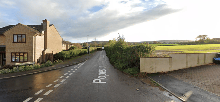 Persimmon Homes wants to build off Popes Lane, Rockwell Green.