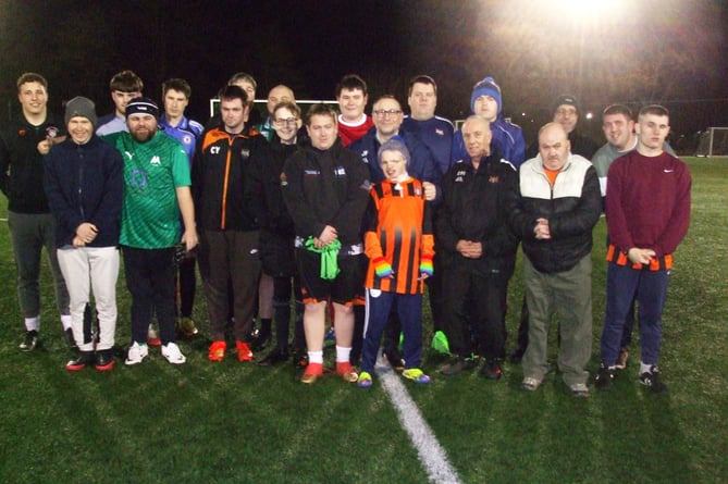 Wellington Disability FC players and coaches
