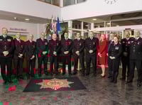 Wellington fire fighter awarded long service and good conduct medal 