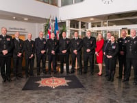 Wellington fire fighter awarded long service and good conduct medal 