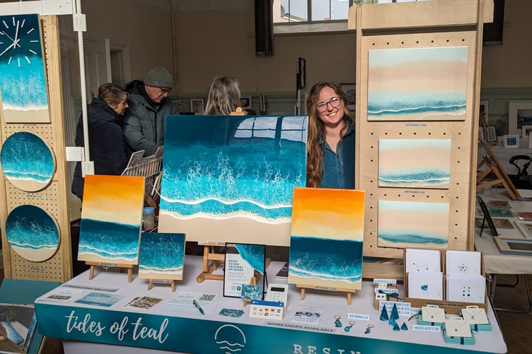 Wellington Community Centre was turned into an art gallery as Nina King organised her 'Art for All' exhibition.