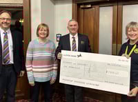 Oake golfers hand over £7,300 
