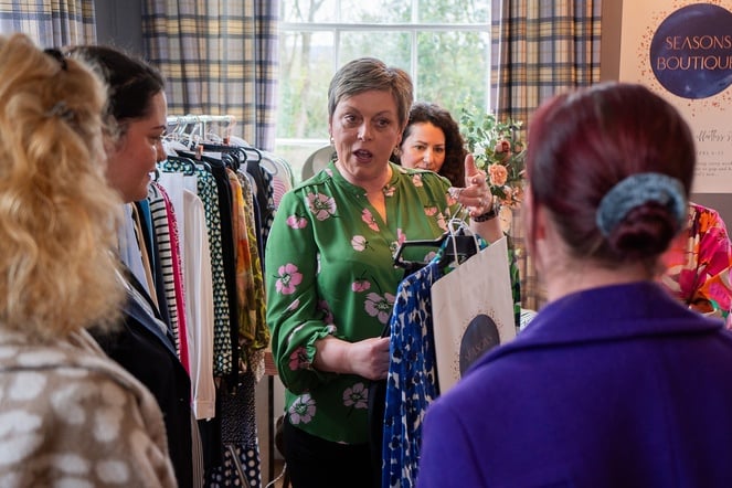 Zoe Hoare, and her husband Nick, established the free-to-use pop-up shop for ladies seeking a new job-hunting wardrobe.