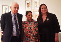 Former Home Secretary Dame Priti Patel lends support to MP Ian Liddell-Grainger