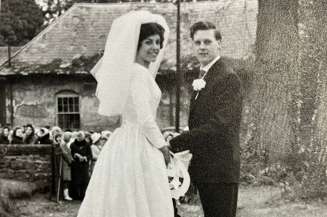 Tiger and Ruth Dyke on their wedding day in 1964