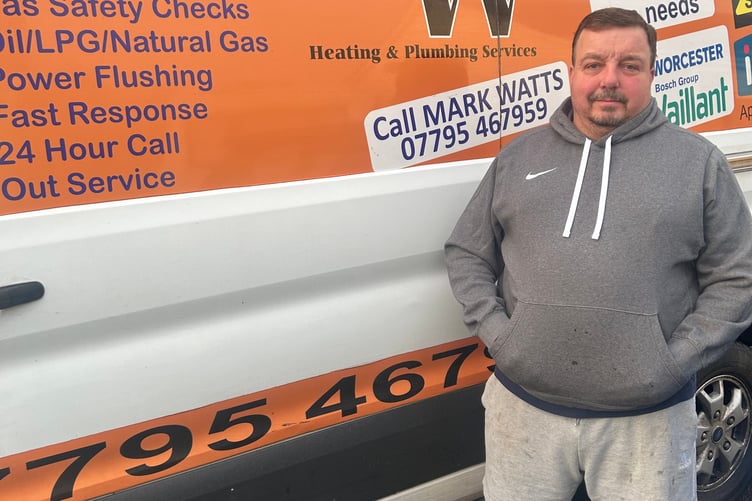 Local gas engineer Mark Watts was thanked for his Good Friday deed