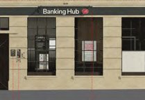 Temporary banking hub to make permanent move into former bank