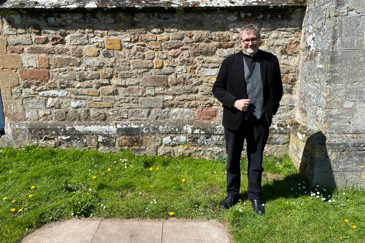 Reverend Colin Simpson has told of how his wardens have been forced to pick up after a man using the churchyard 'like a toilet'