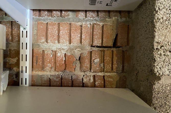The couple branded the property's brickwork as "amateurish" 