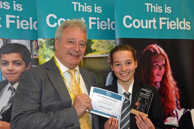 Year-10 pupils at Court Fields School took part in mock interviews recently (Alain Lockyer)