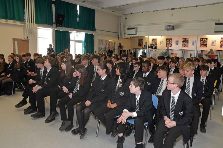 Year-10 pupils at Court Fields School took part in mock interviews recently (Alain Lockyer)
