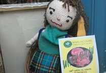 Wiveliscombe's Wandering Wanda Wivey Show mascot promotes upcoming event