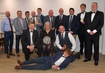 Awards night for rugby players 