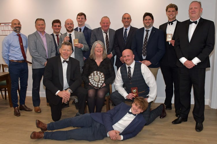 Left to right: Graham Smith, Graham Dawe, Toby Redwood, Nick Zimmer, Danny Lee, Bill Sherwin, Hugh Barrett, Dom Byrne, Cam Venn, Ash Colman; Sitting: Gareth Hodgson, Trish Acton, Ollie Price; Lying: Jonnny Clist.