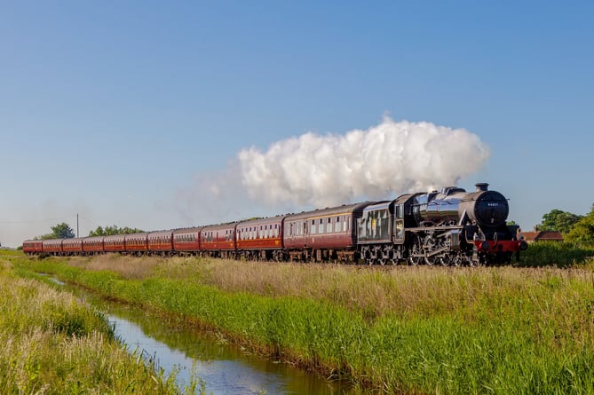 A Royal Duchy steam train excursion will pass through Wellington.