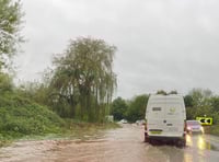 School bus journeys 'abandoned' amid A38 flood chaos