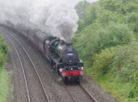 First of 'summer of steam' locomotives excites enthusiasts