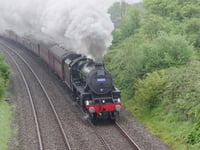 First of 'summer of steam' locomotives excites enthusiasts