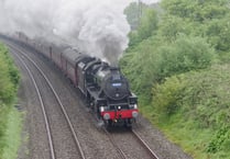 First of 'summer of steam' locomotives excites enthusiasts