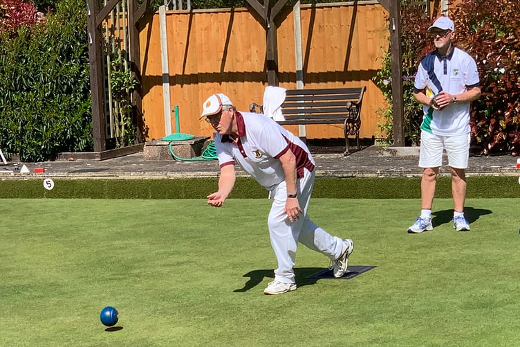Skip Mike Groves in action for Wellington