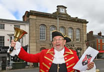 Town crier Andrew Norris gives Royal anniversary proclamation for Wellington folk