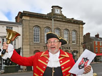 King's coronation anniversary marked with town centre proclamation