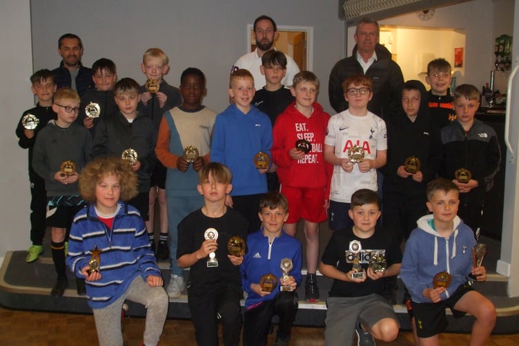 Wellington AFC Under 11s presentation evening
