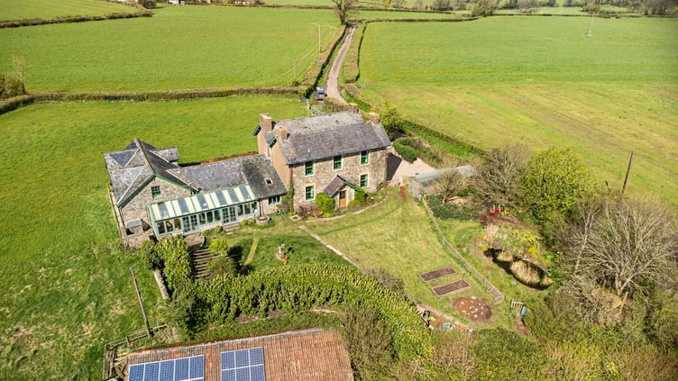 Double House, an attractive double fronted stone country house set in Chew Manga near The Pony.