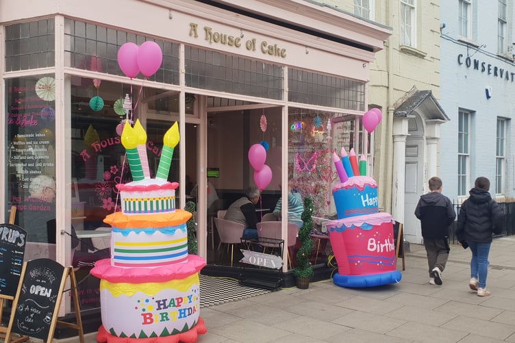 The first anniversary of the opening of A House of Cake, in High Street, Wellington, was celebrated over the Bank holiday weekend.