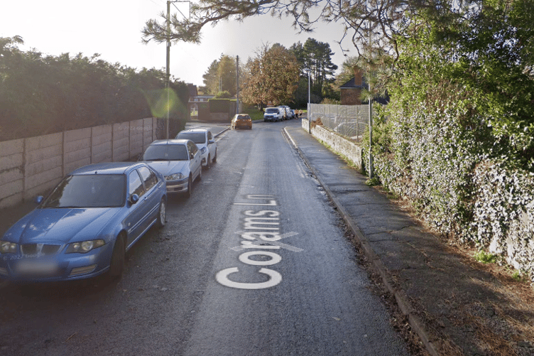 Police responded after a member of the public reported a man making threats in Corams Lane