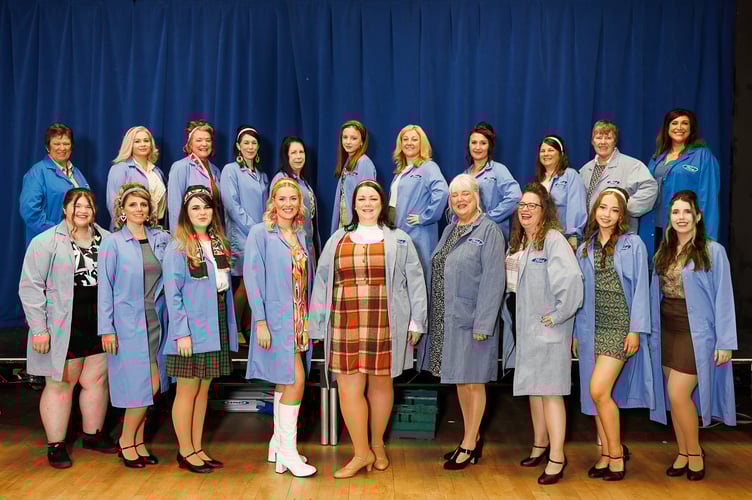 Made in Dagenham cast in a costume call ahead of the show