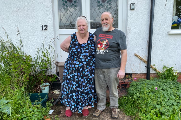 Lesley and Derek Morton are facing eviction with nowhere to go