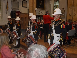 Royal Marine Band's packed-out concert raises thousands for charity
