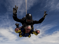 85-year-old Abbeyfield resident jumps from 15,000ft for charity