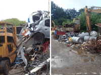 Convicted scrap dealer fined £1200 over illegal waste