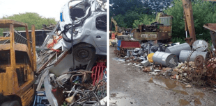 Convicted scrap dealer fined £1200 over illegal waste