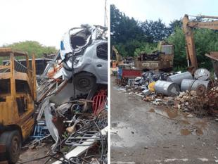 Convicted scrap dealer fined £1200 over illegal waste