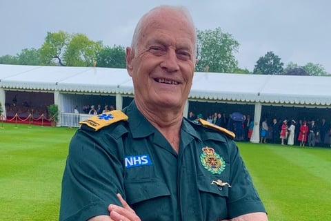 Culmstock's Michael Dearden has been honoured for his work as a volunteer medic