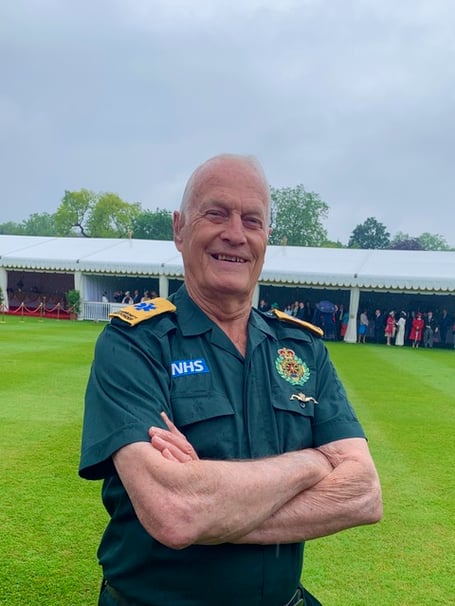 Culmstock's Michael Dearden has been honoured for his work as a volunteer medic