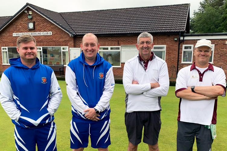 Left to right: Jonny Kingston, Matt Hamilton, Phil Ellis and Jay Morrell