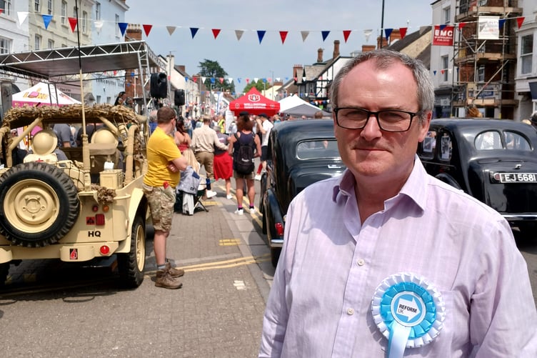 Charles Hansard was out and about at the weekend meeting local voters ahead of the election