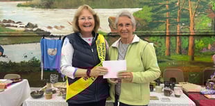 Friends raise over £1,500 for Wellington Hospital 