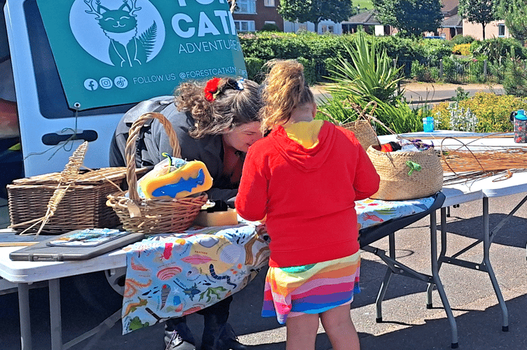 Forest Catkins provided creative activities for all ages