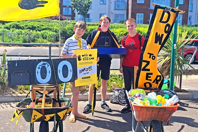 Enthusiastic youngsters took part in 'While We Still Can' campaign