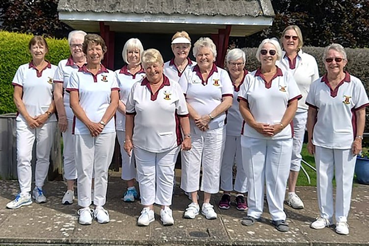Wellington Ladies bowls team